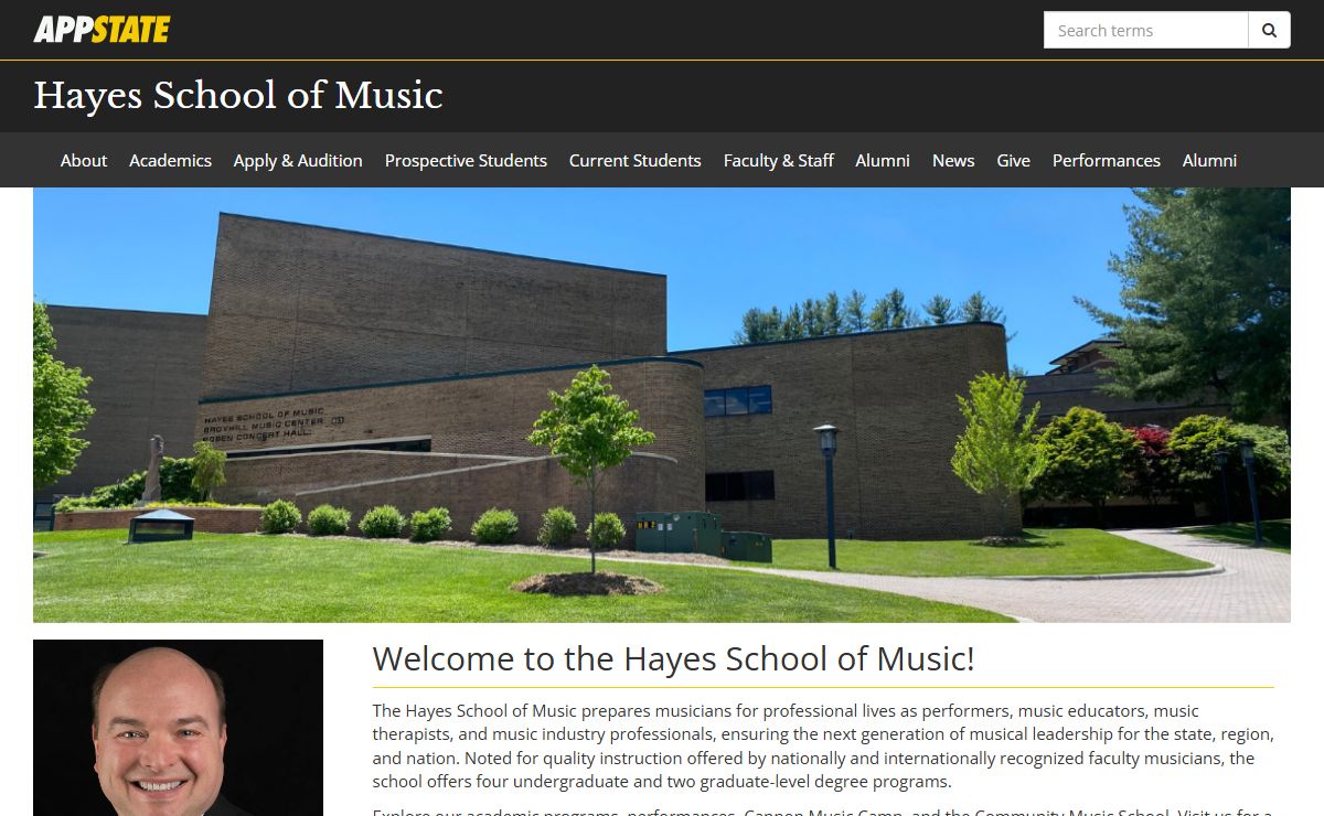 Hayes School of Music | Appalachian State University
