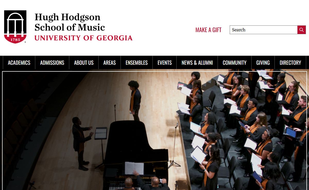 Welcome | Hugh Hodgson School of Music