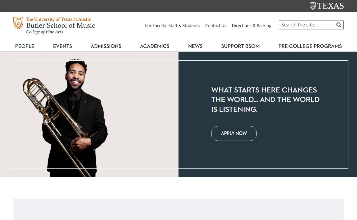 Home | Butler School of Music - The University of Texas at Austin