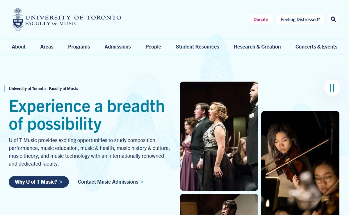 Experience a breadth of possibility | U of T Music