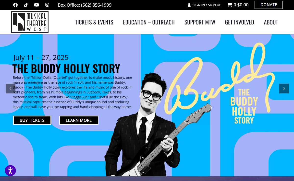 Musical Theatre West - Broadway-Quality Musicals in Long Beach - Musical Theatre West