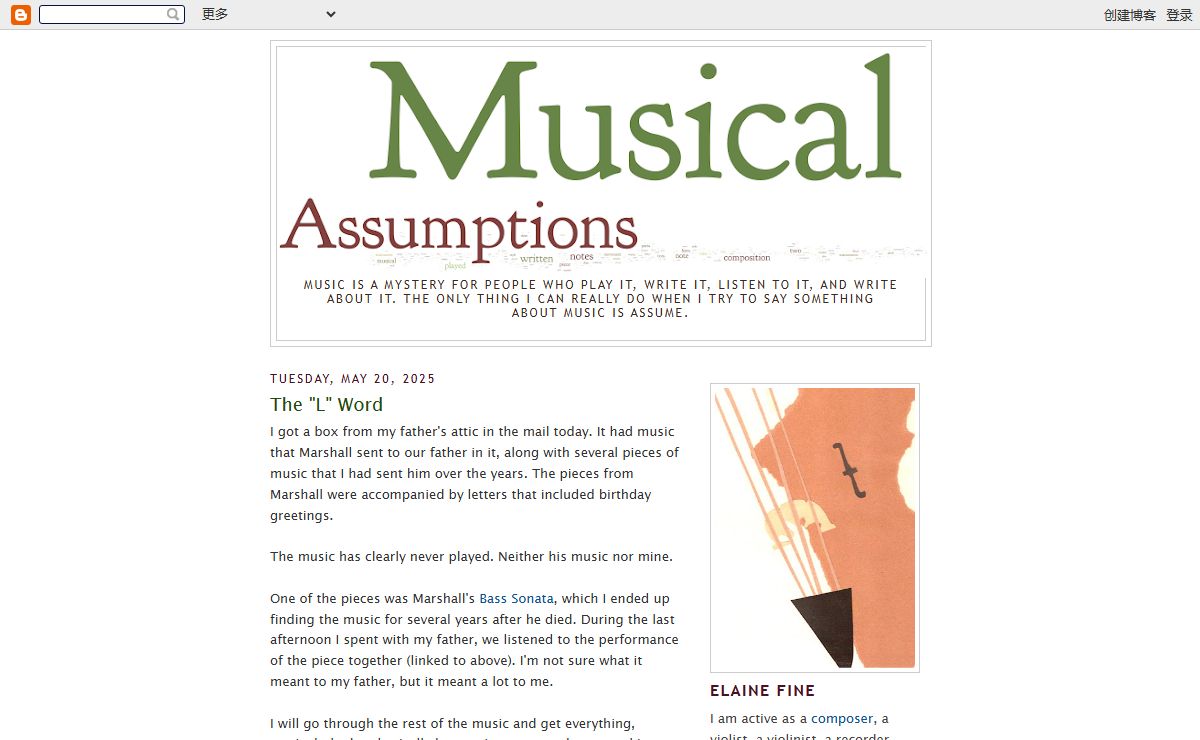 Musical Assumptions