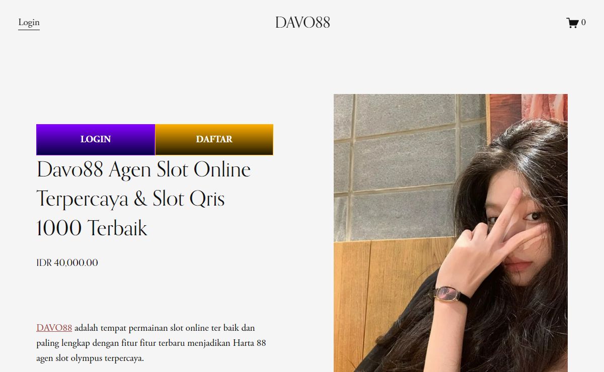 Davo88 Agen Slot Online Terpercaya & Slot Qris 1000 Terbaik