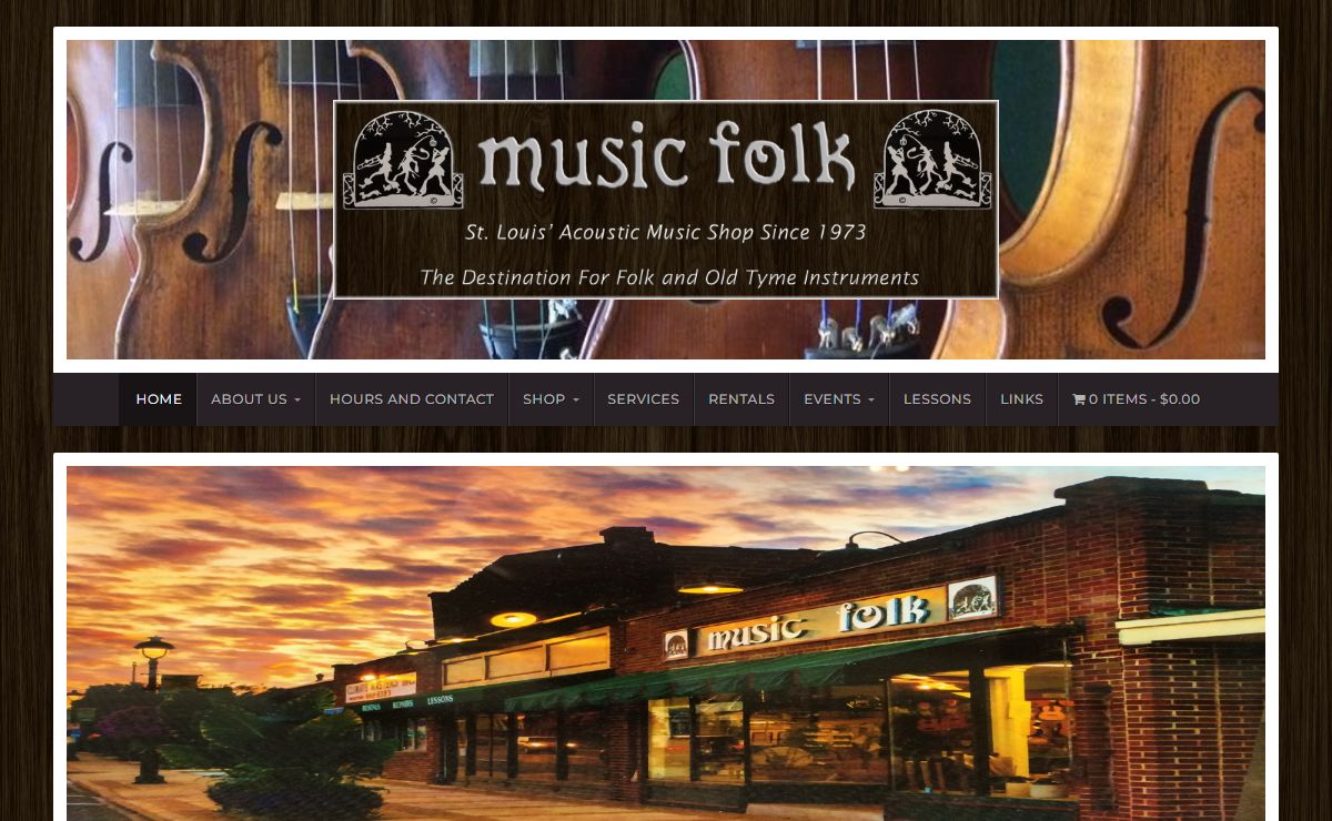 Music Folk Saint Louis Acoustic and Old Time Music Shop