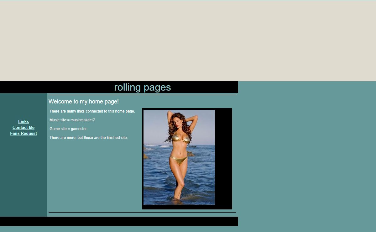rolling pages