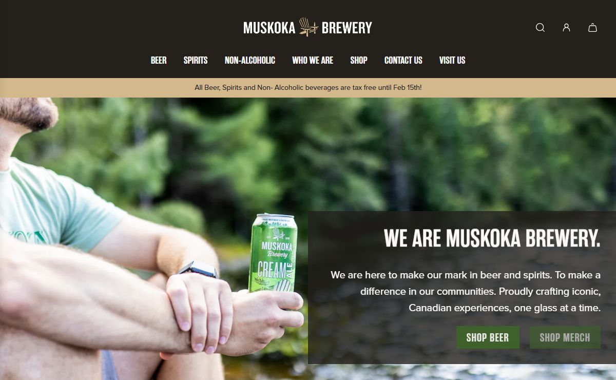 Muskoka Brewery's Hop Shop - Beer, Spirits, Non-alcoholic & Merch – Muskoka Brewery Hop Shop