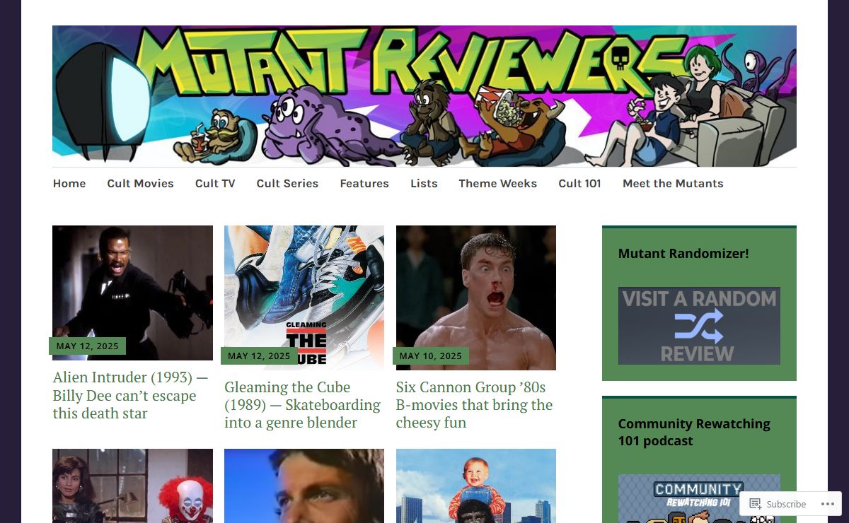Mutant Reviewers – A cult of cult movies