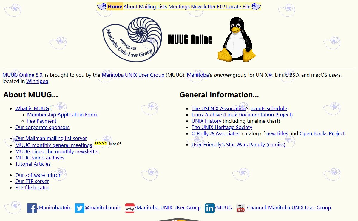 MUUG Home Page