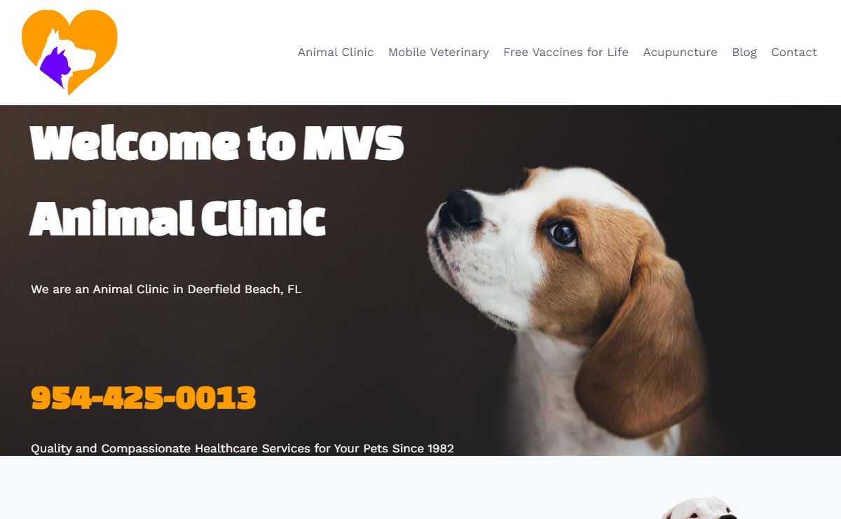 MVS Animal Clinic | Deerfield Beach | Mobile & Holistic Care