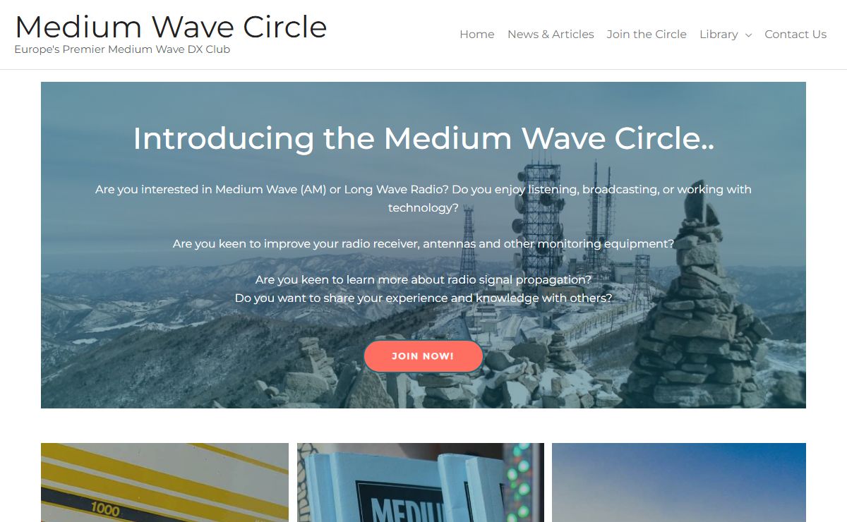 Medium Wave Circle – Europe’s Premier Medium Wave DX Club