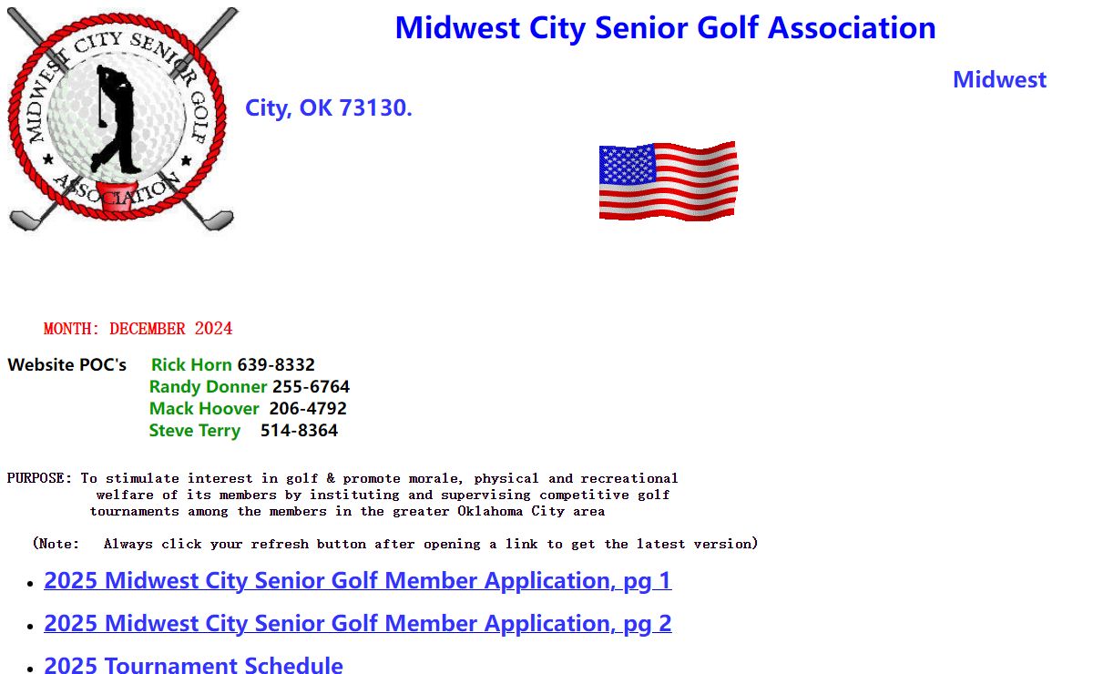 Senior Golf