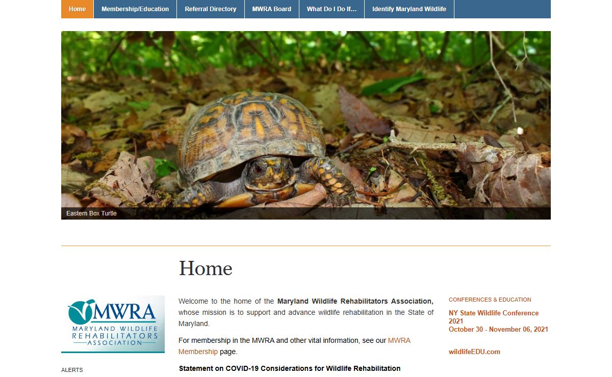 MWRA - Maryland Wildlife Rehabilitators Association