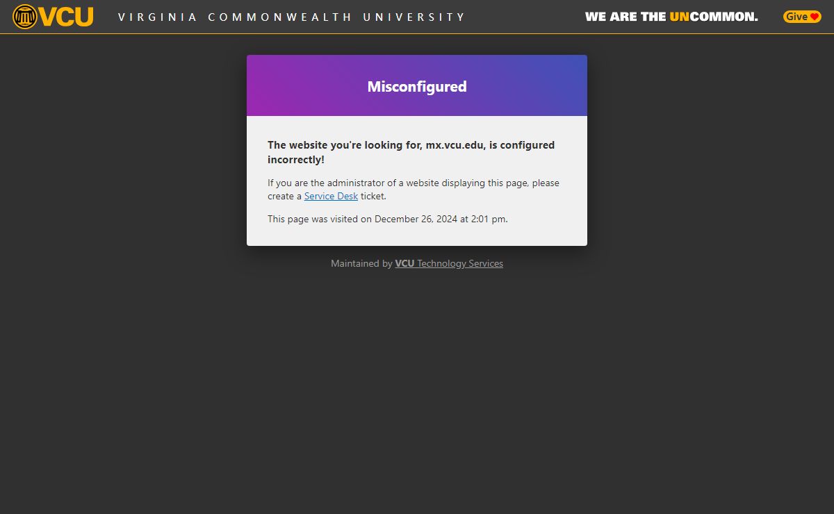 Redirect - Virginia Commonwealth University
