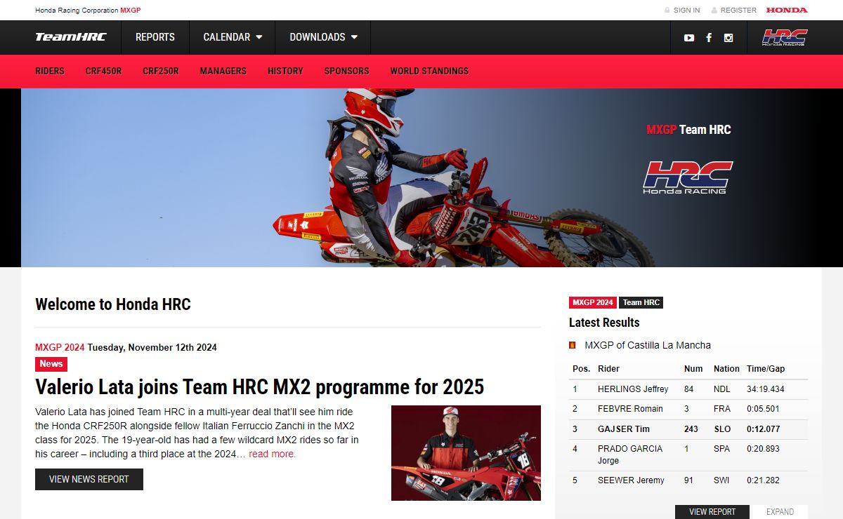 Honda Racing Corporation - MXGP