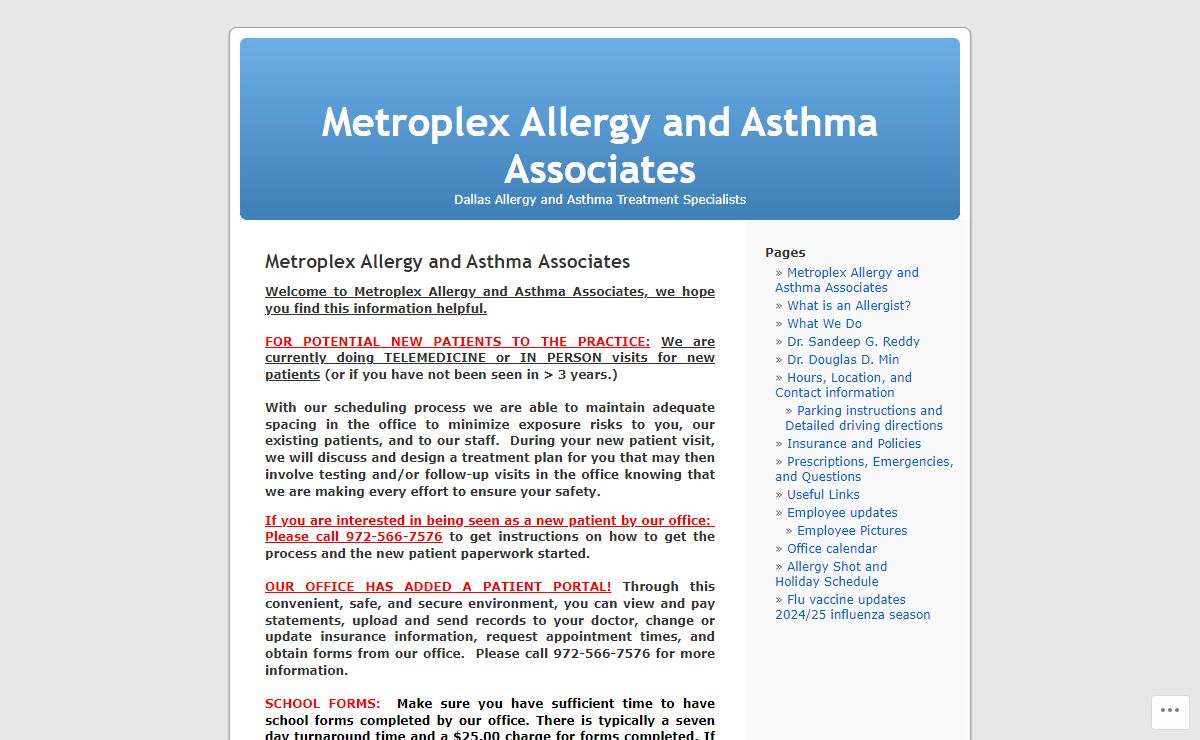 Metroplex Allergy and Asthma Associates | Dallas Allergy and Asthma Treatment Specialists