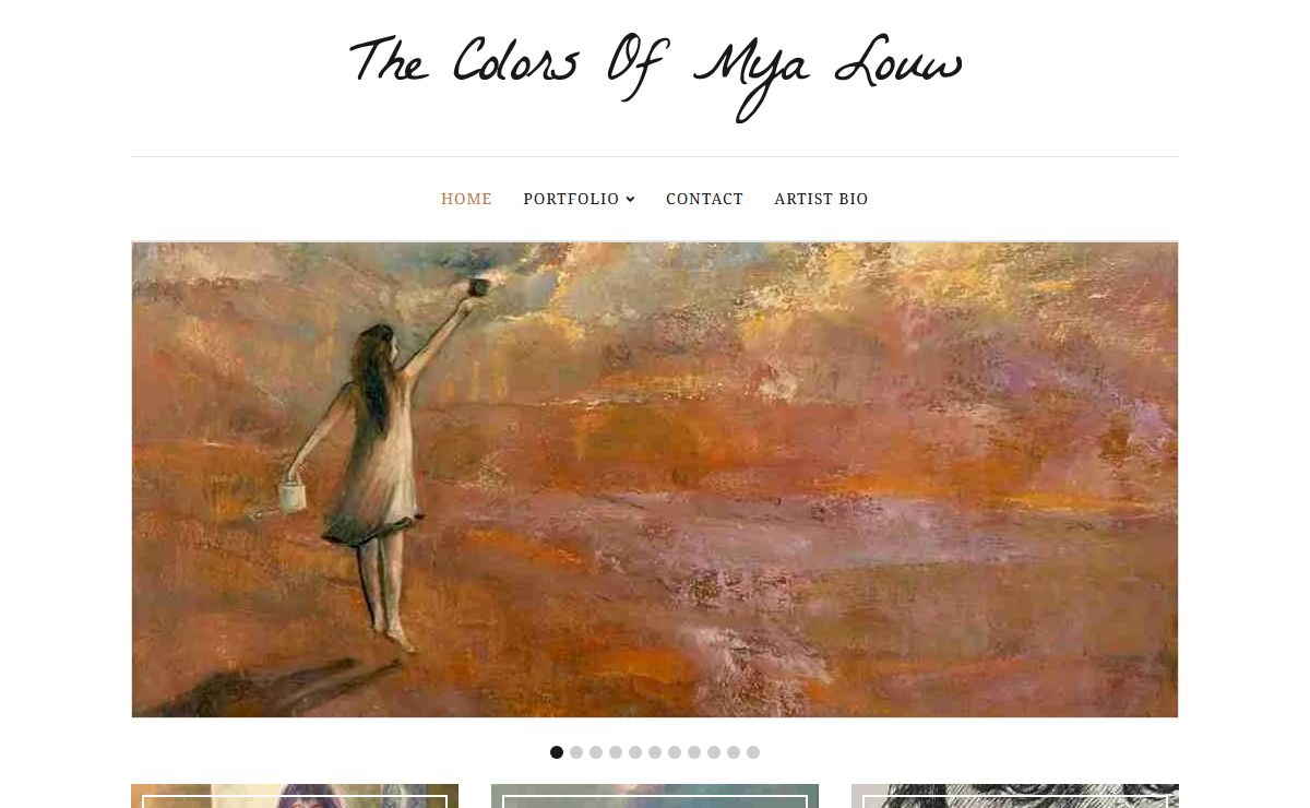 The Colors of Mya Louw – Art in acrylic, oil, pastels, large CA landscapes