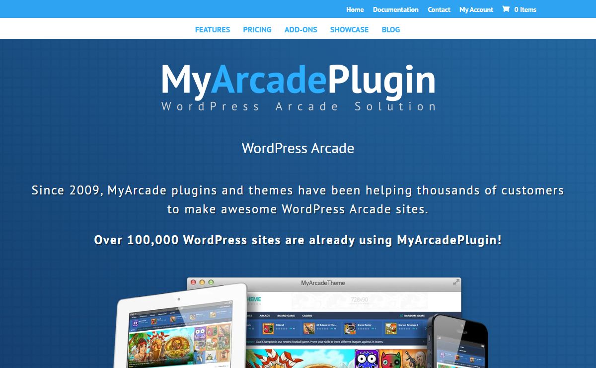 MyArcadePlugin - Wordpress Arcade Plugin