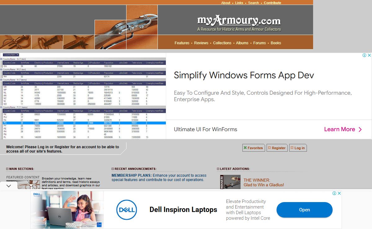 Home Page -- myArmoury.com