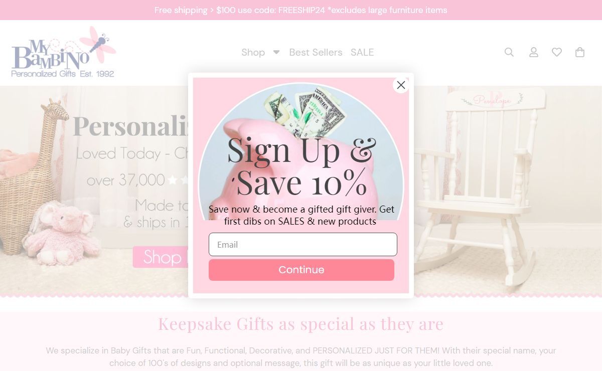 Personalized Baby Gifts | Custom Baby Gifts – My Bambino