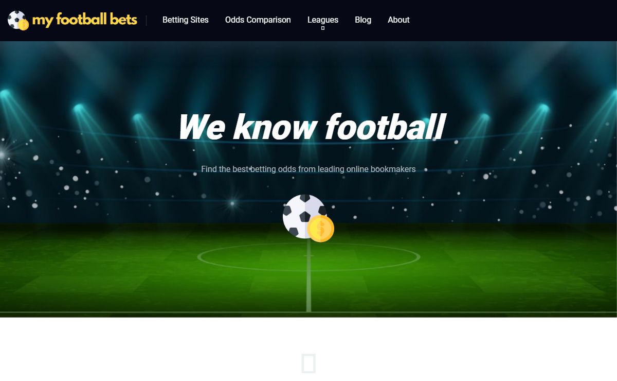 My Football Bets: Compare Betting Odds and Sites
