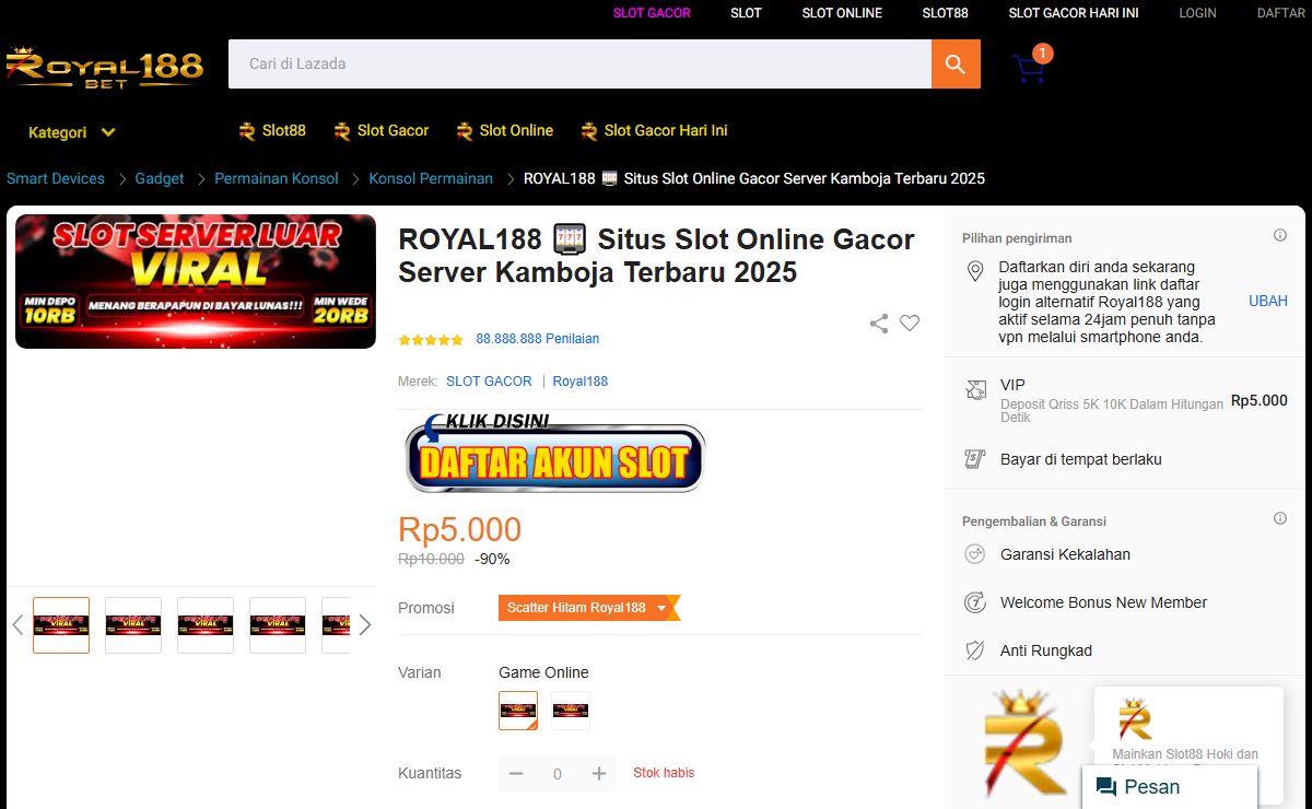 ROYAL188 🎰 Situs Slot Online Gacor Server Kamboja Terbaru 2025