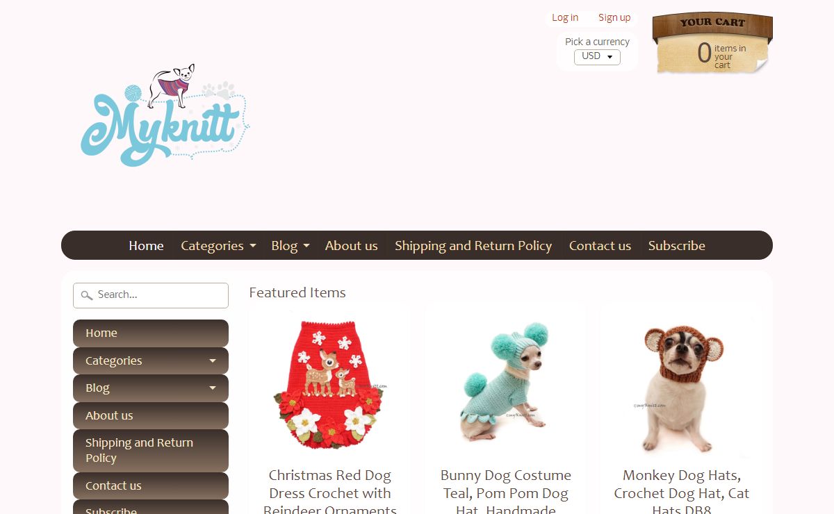 myknitt | Custom Dog Clothes Myknitt Designer Dog Clothes - Myknitt.com
