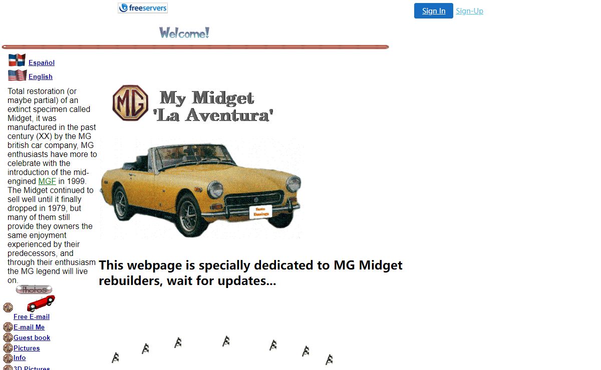MG Midget in Santo Domingo