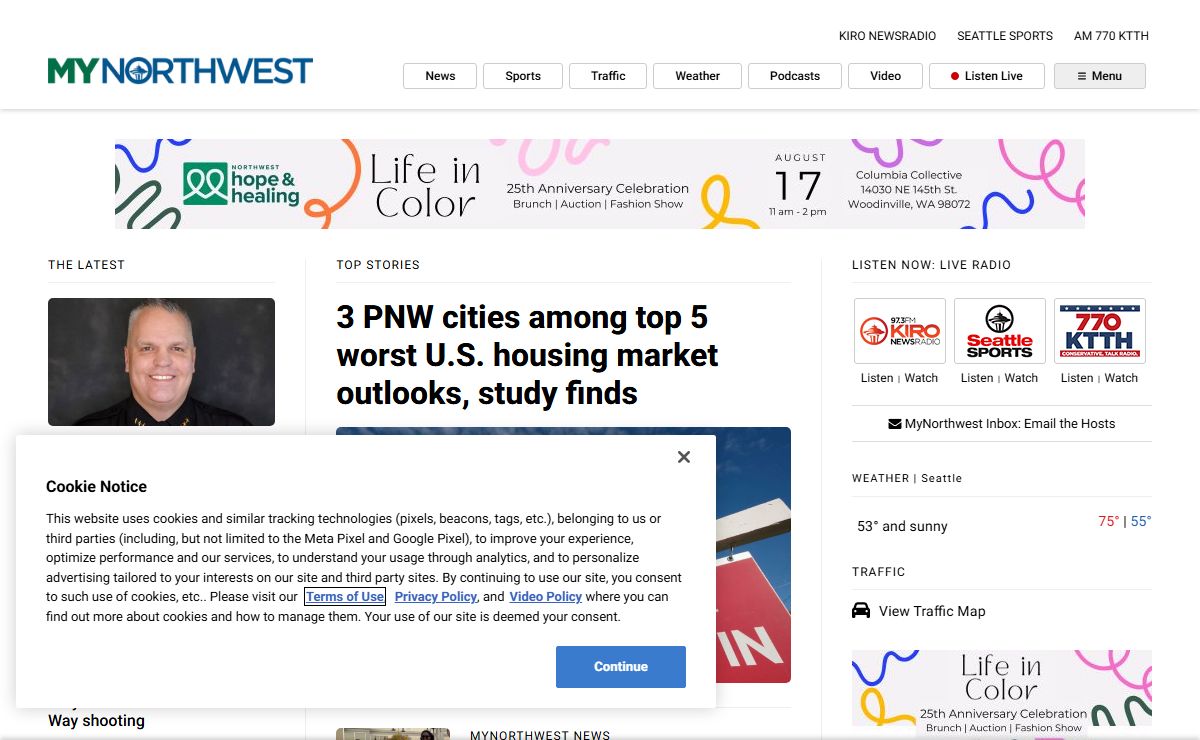 MyNorthwest: Seattle News, Weather, Traffic, Opinion & More