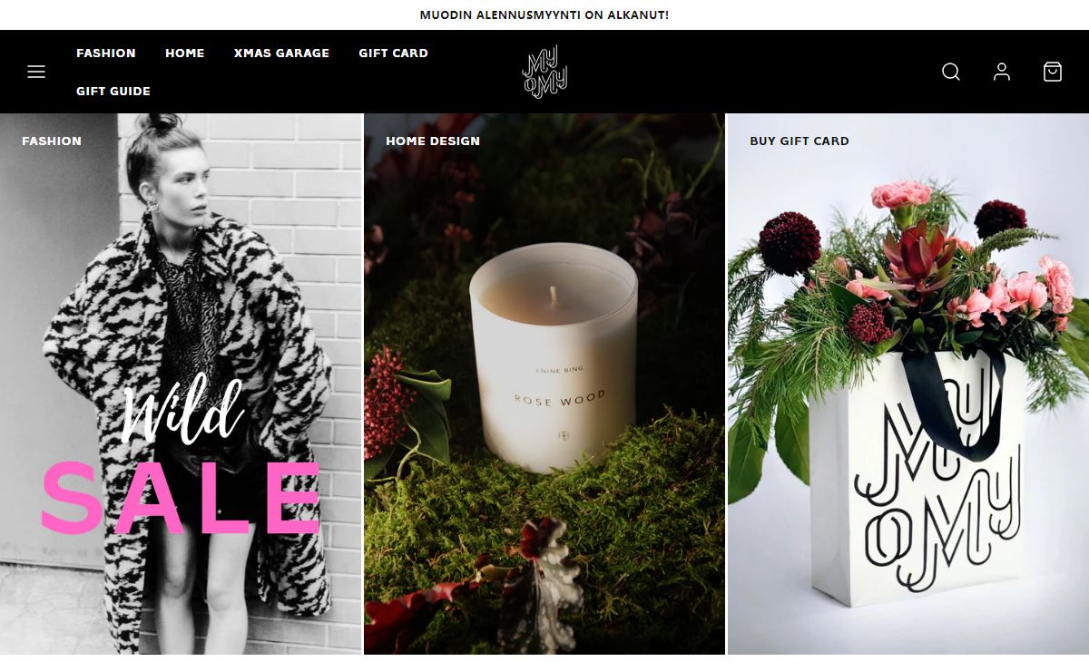 My o My. Fashion & Home Design Stores in Helsinki since 2008.