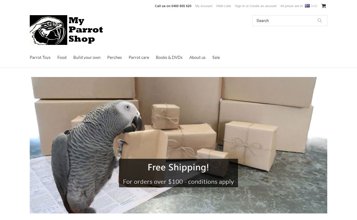 My Parrot Shop - Parrot Toys and Parrot Supplies in Australia