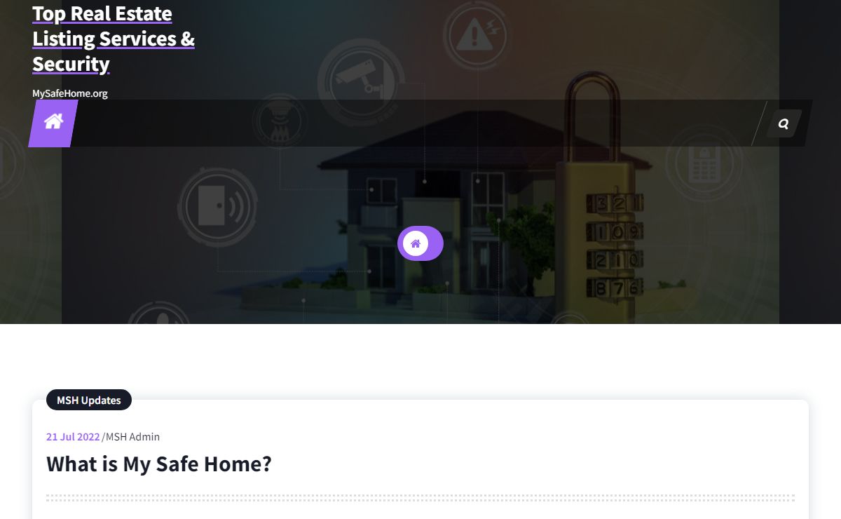 Top Real Estate Listing Services & Security | MySafeHome.org