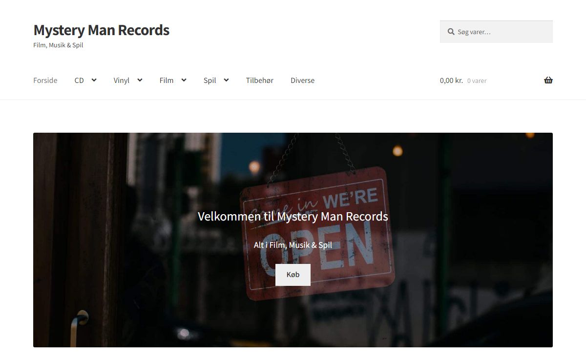 Mystery Man Records – Film, Musik & Spil