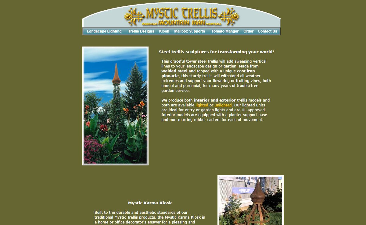 Mystic Trellis - Steel Trellis Designs For Your Garden
