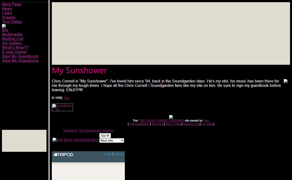 My Sunshower: Tribute to Chris Cornell