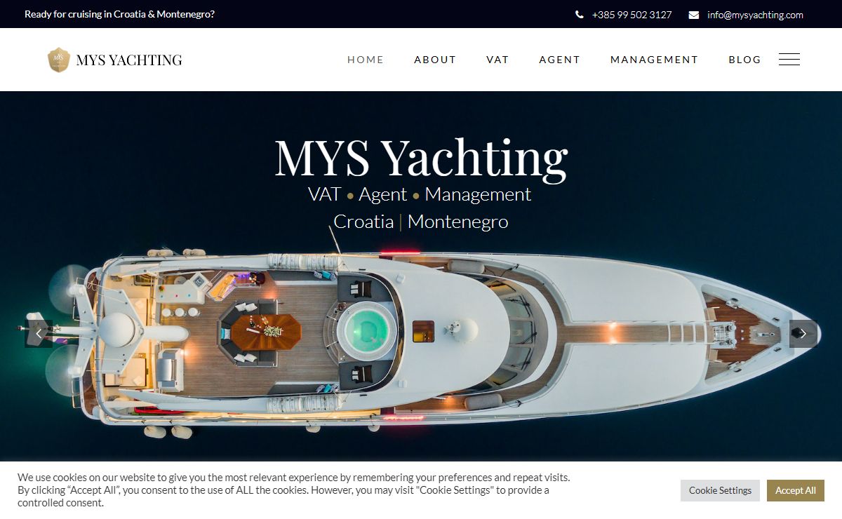 MYS Yachting - mega yacht services Croatia & Montenegro