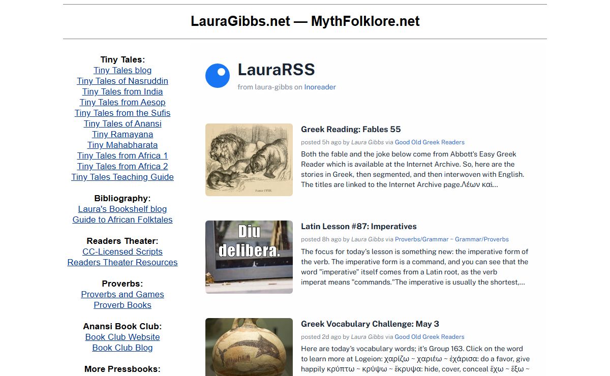 Laura Gibbs websites
