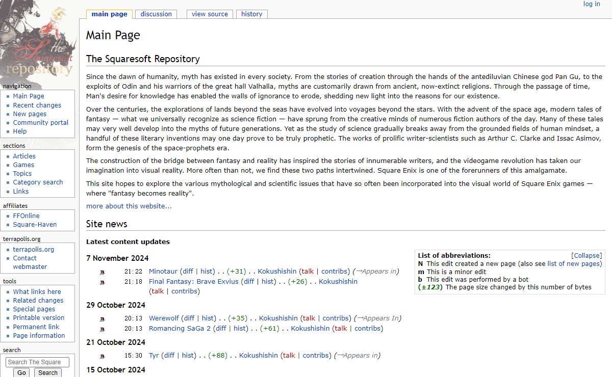 The Squaresoft Repository