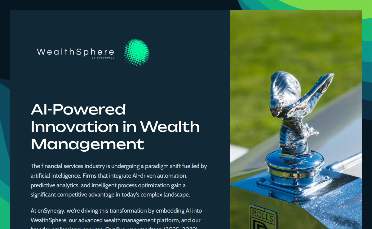 AI-Powered Innovation in Wealth Management