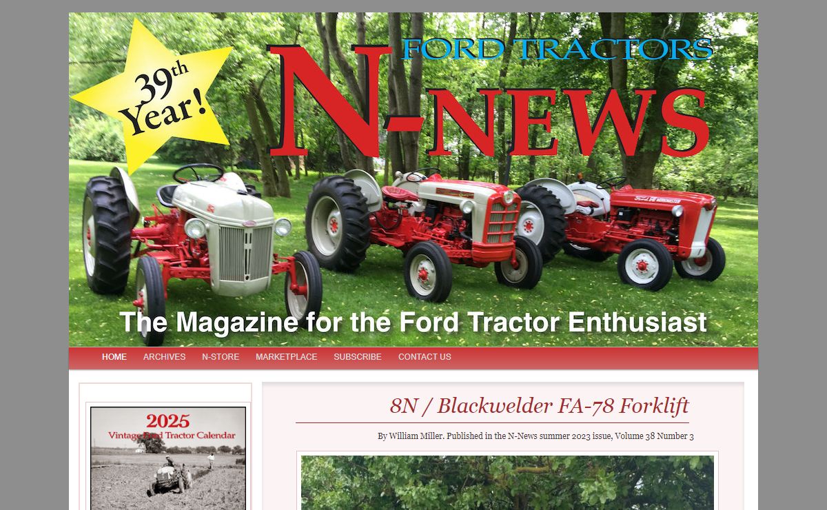N-News | The Magazine for the Ford Tractor Enthusiast