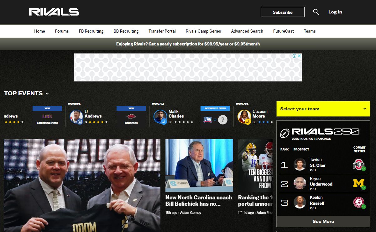 Rivals: Football & Basketball Recruiting