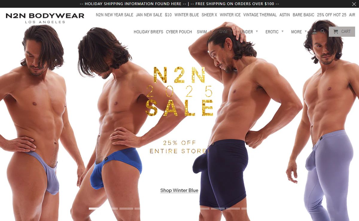 N2N- Men's sexiest and most comfortable underwear/ Made in the USA