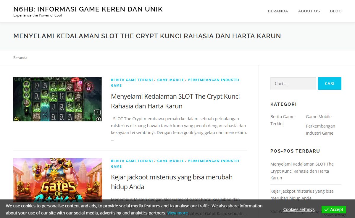 N6hb: Informasi Game Keren dan Unik