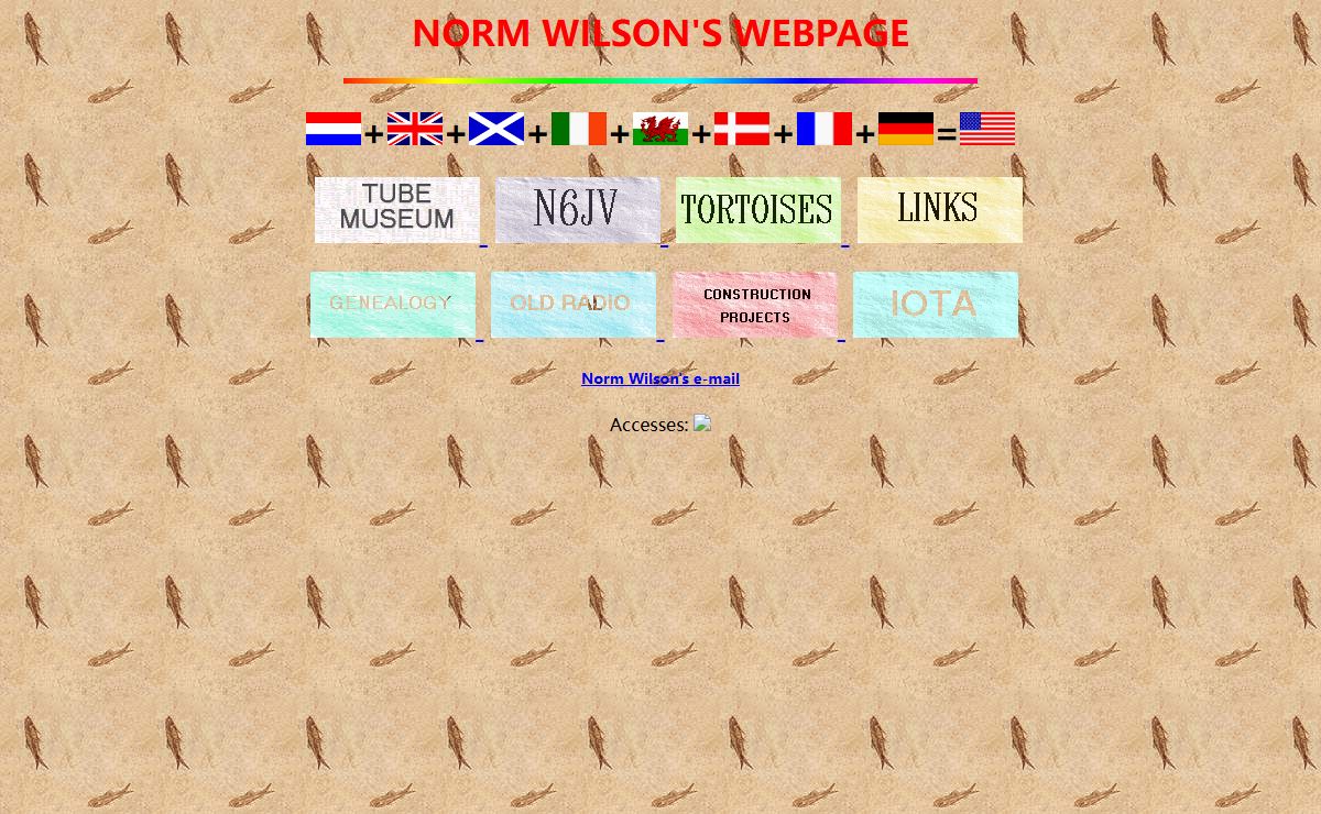 NORM WILSON'S WEBPAGE