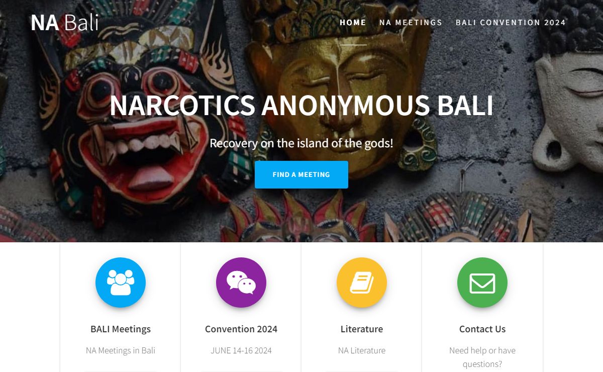 Narcotics Anonymus BALI - Recovery in Paradise