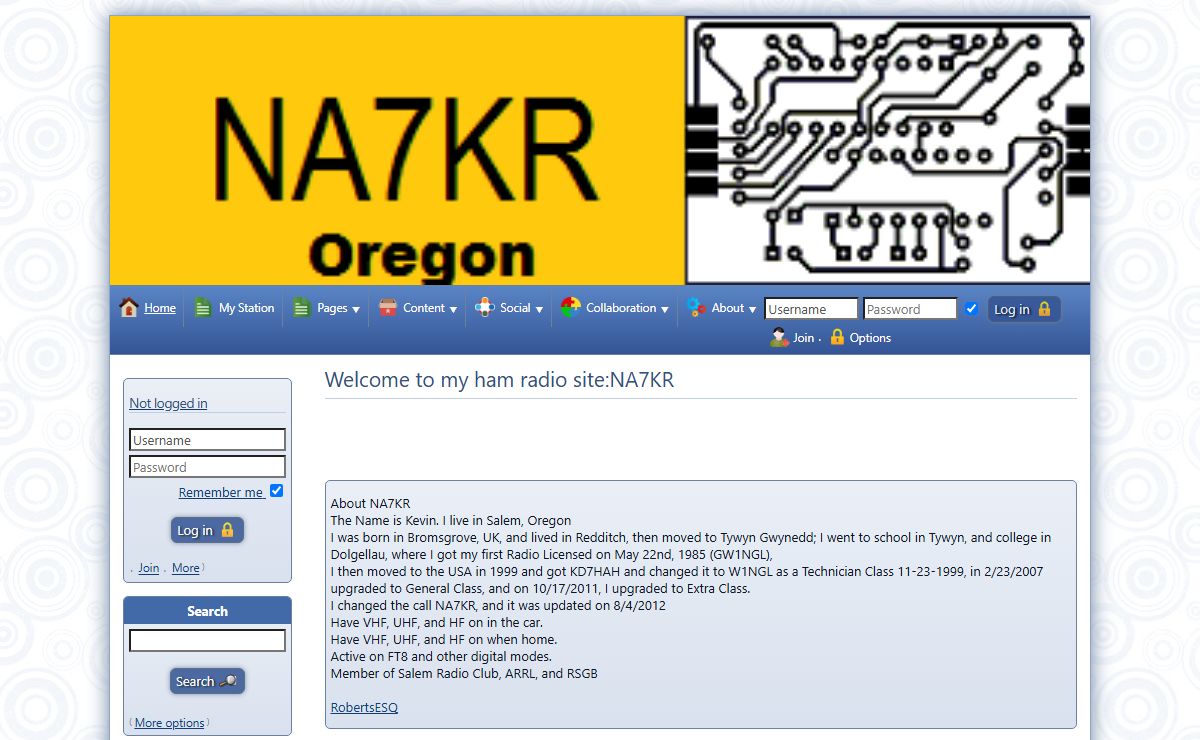 Welcome to my ham radio site:NA7KR – NA7KR