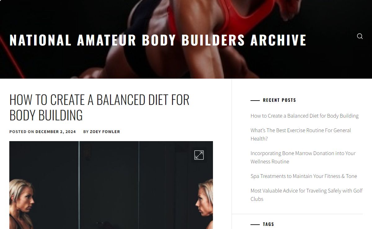 National Amateur Body Builders Archive -