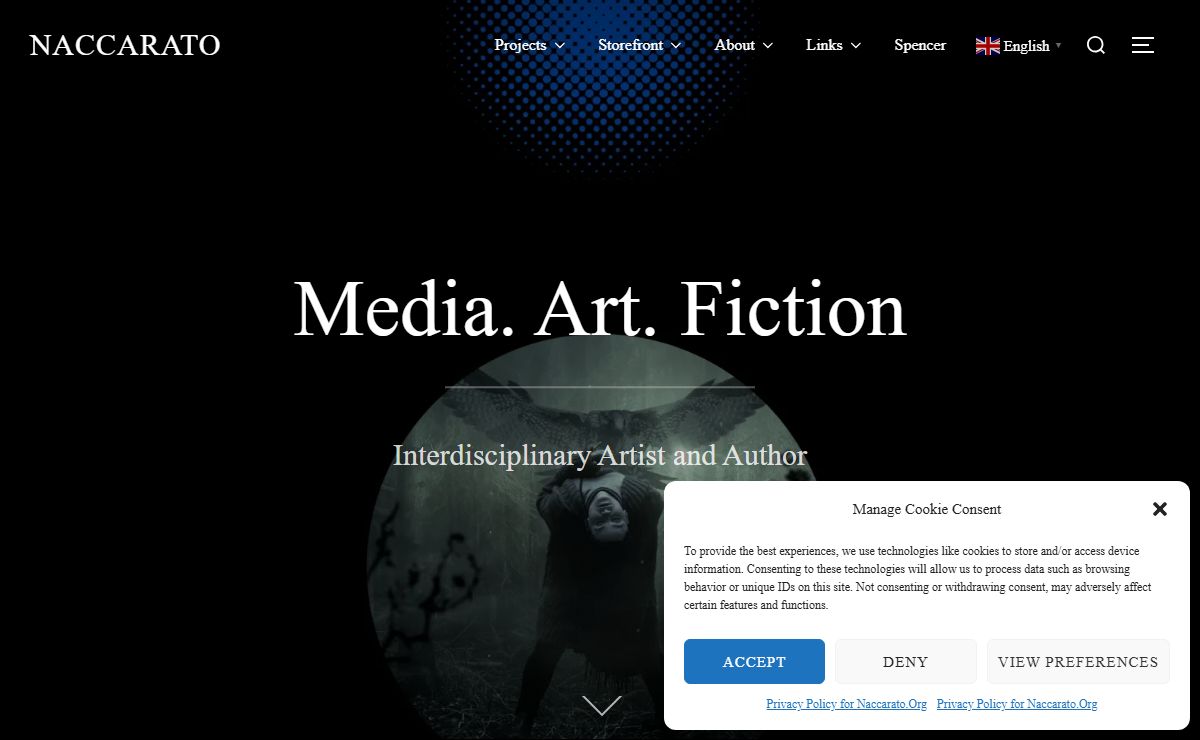 Naccarato: Media. Art. Fiction – Interdisciplinary Artist and Author