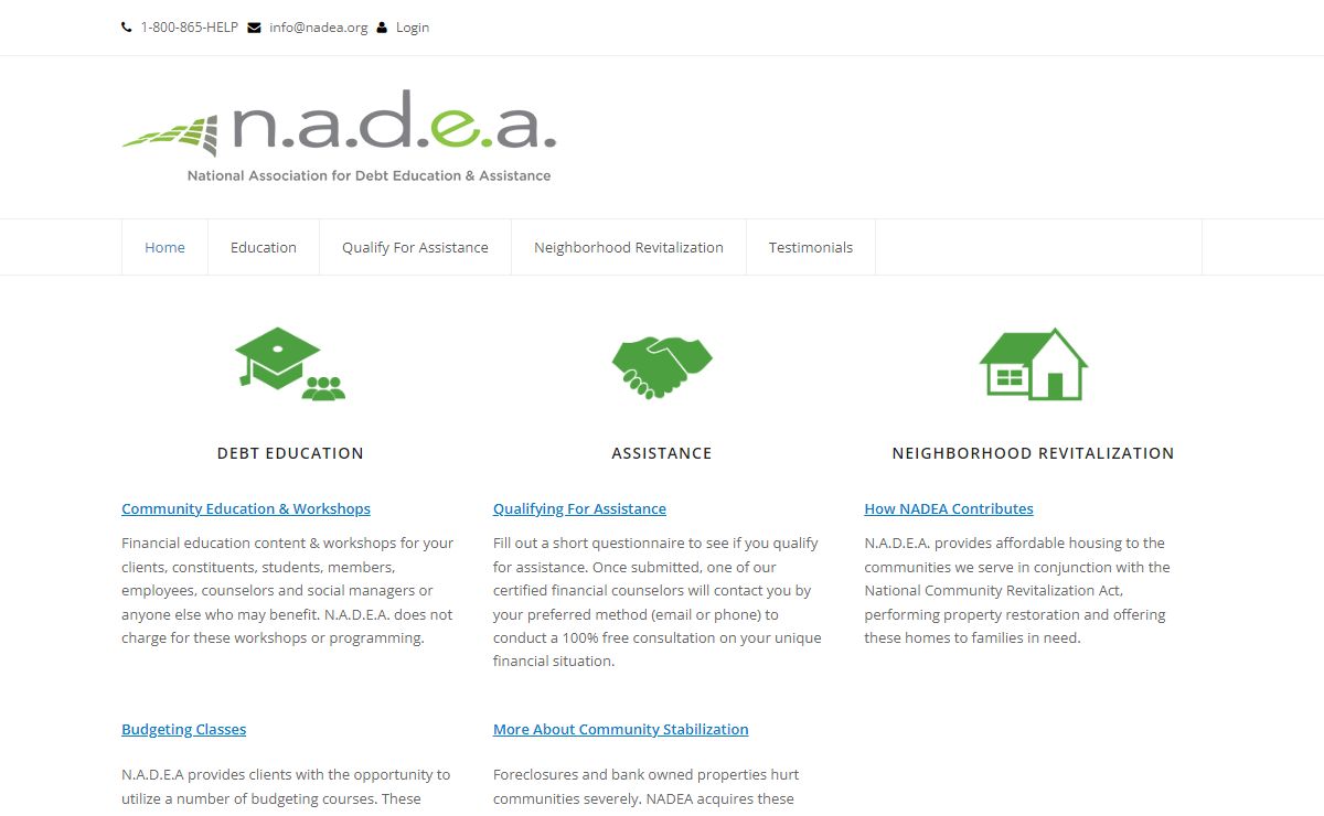 NADEA.ORG | National Association for Debt Education & Assistance