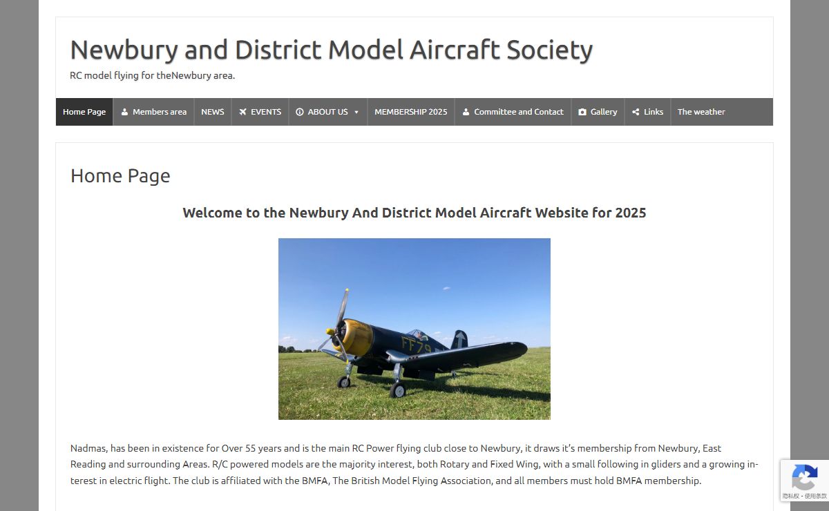 Newbury and District Model Aircraft Society – RC model flying for theNewbury area.