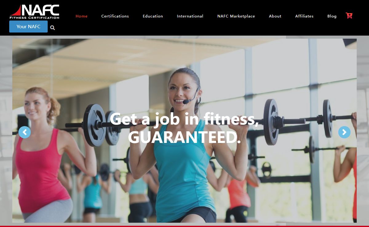 Fitness Certification Programs Online - NAFC Fitness